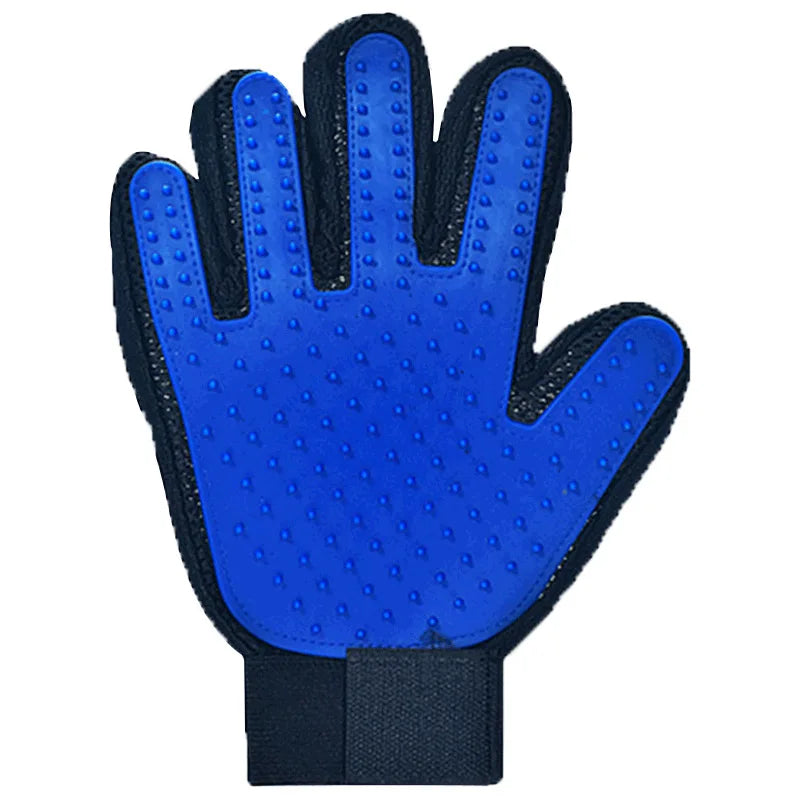 Professional Pet Grooming Glove for Cats and Dogs - Deshedding Brush and Massage Tool for Effective Hair Removal and Cleaning