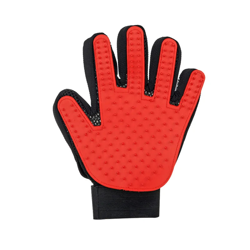 Professional Pet Grooming Glove for Cats and Dogs - Deshedding Brush and Massage Tool for Effective Hair Removal and Cleaning