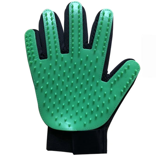 Professional Pet Grooming Glove for Cats and Dogs - Deshedding Brush and Massage Tool for Effective Hair Removal and Cleaning