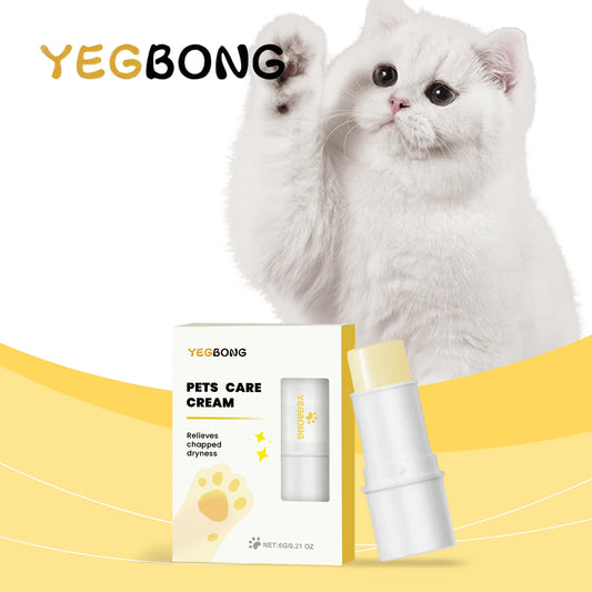 Pet Paw Balm Stick - Gentle Moisturizing and Nourishing Care for Dogs and Cats with Dry, Cracked Pads - Vet Recommended for All Seasons