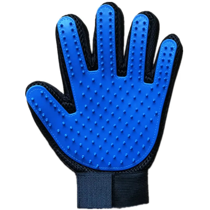 Professional Pet Grooming Glove for Cats and Dogs - Deshedding Brush and Massage Tool for Effective Hair Removal and Cleaning